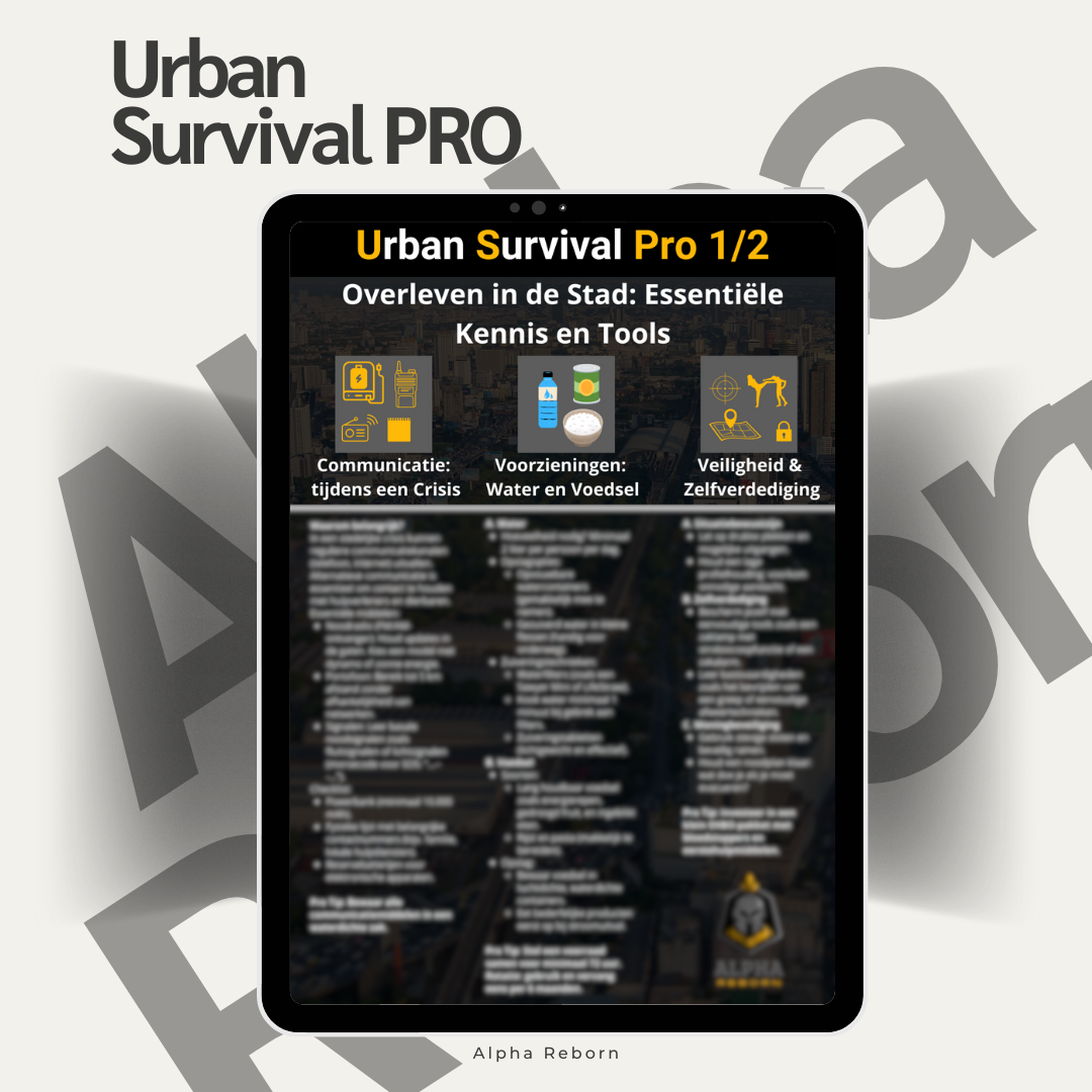 Urban Survival PRO Sheet